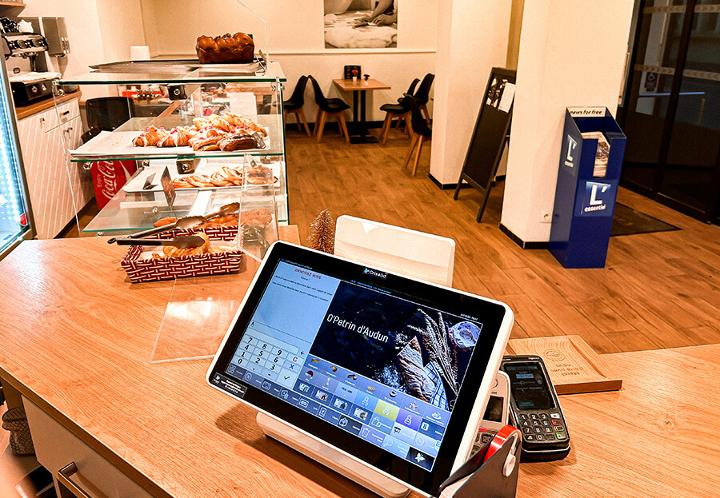 Installation caisse enregistreuse boulangerie au Pétrin d'Audun