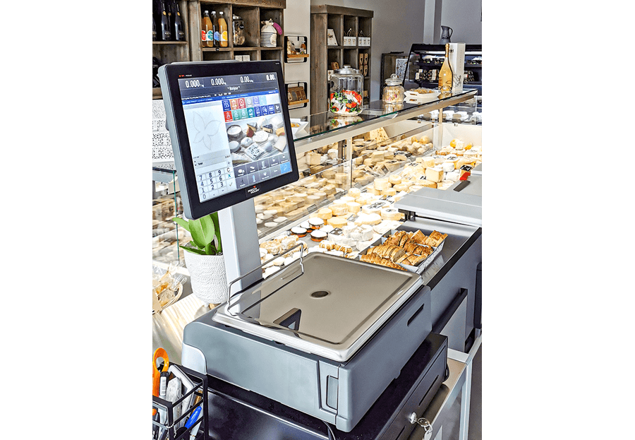 Installation caisse enregistreuse épicerie Caprice Gourmand